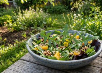 Pouca gente sabe, mas a serralha que aparece no jardim é comestível e rica em vitaminas