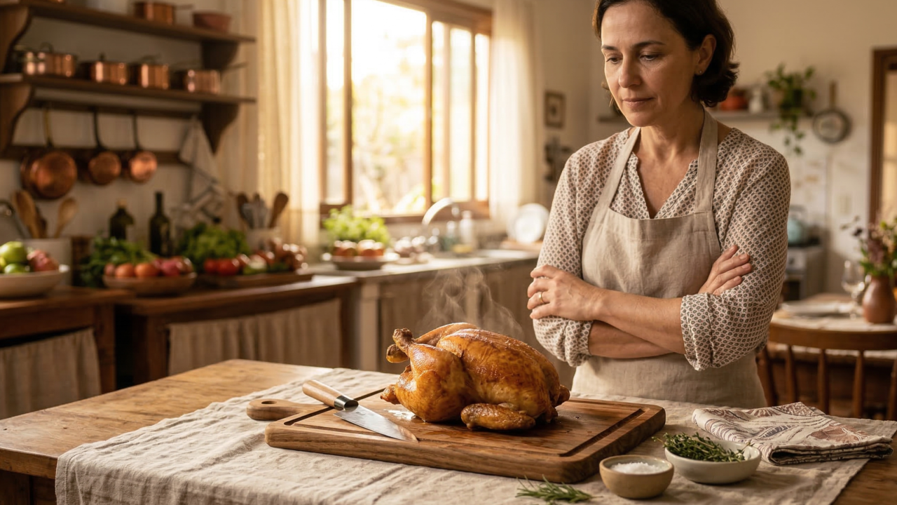 Chef Rita Lobo: “O frango suculento no forno não precisa de molho, precisa descansar antes de cortar”