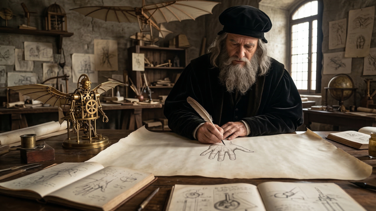 A chave de Leonardo Da Vinci para ser persistente: "É mais fácil resistir no início do que fazê-lo no fim"