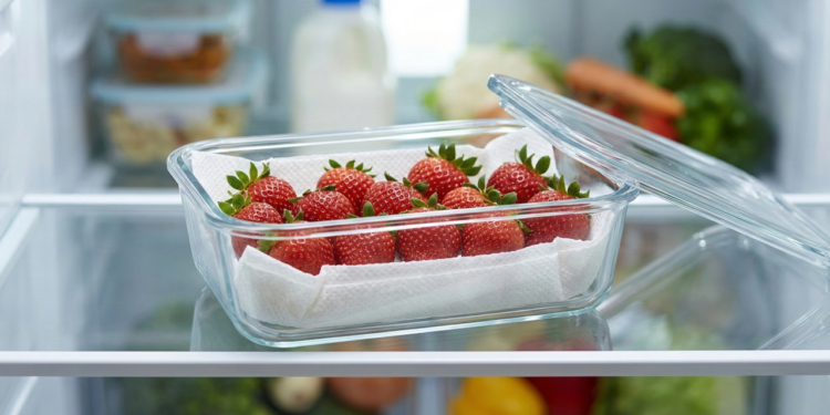 Os morangos podem durar até 10 dias sem estragar se você armazená-los dessa maneira na geladeira