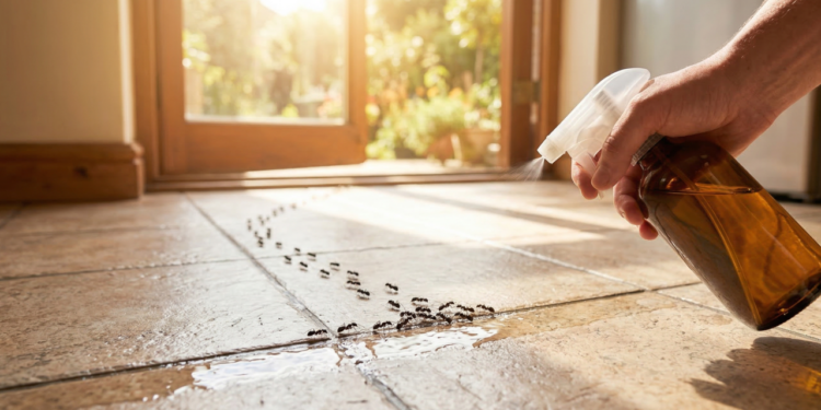 O produto de limpeza que impede formigas de invadirem sua casa mesmo em dias quentes