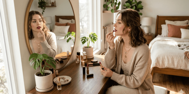 Para que um batom líquido dure muitas horas, não é só a cor vibrante que conta