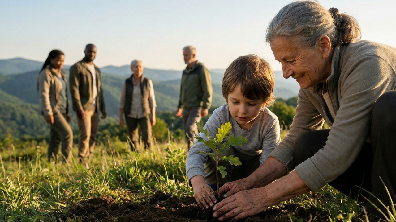Provérbio indígena: “Não herdamos a Terra de nossos pais, nós a pegamos emprestada de nossos filhos.”
