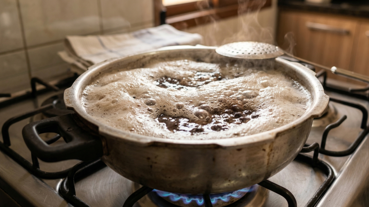 “Devo comer ou jogar fora? O que fazer com a espuma que aparece ao cozinhar feijão