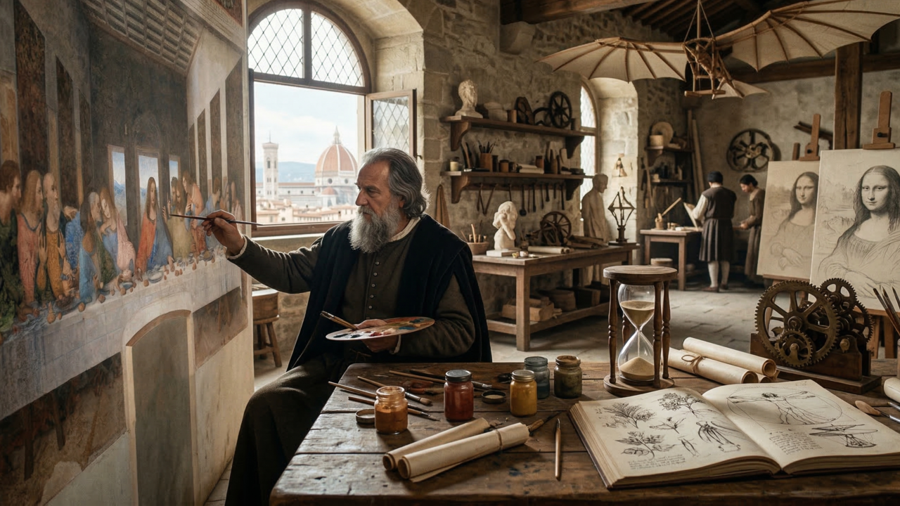 A chave de Leonardo Da Vinci para ser persistente: "É mais fácil resistir no início do que fazê-lo no fim"