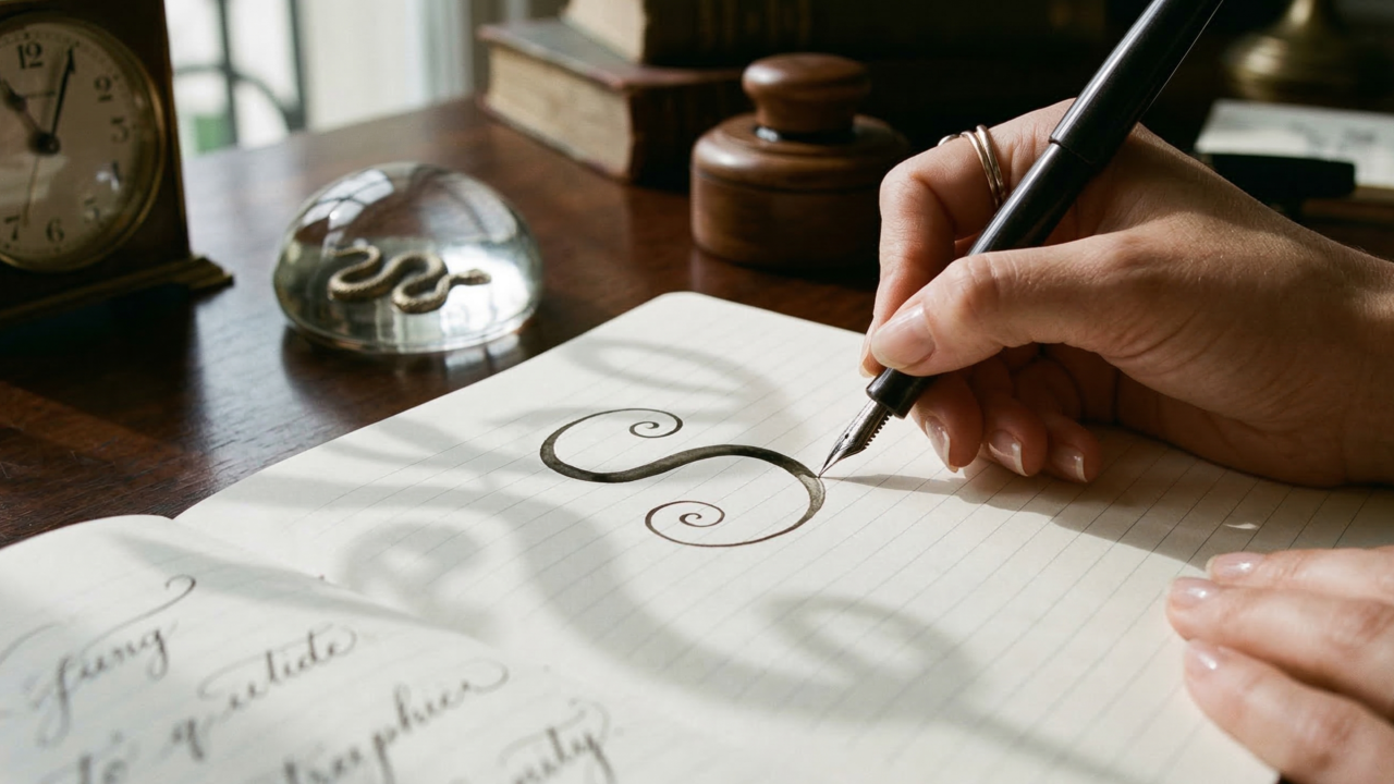 Como uma pessoa manipuladora escreve a letra “S”, segundo a grafologia