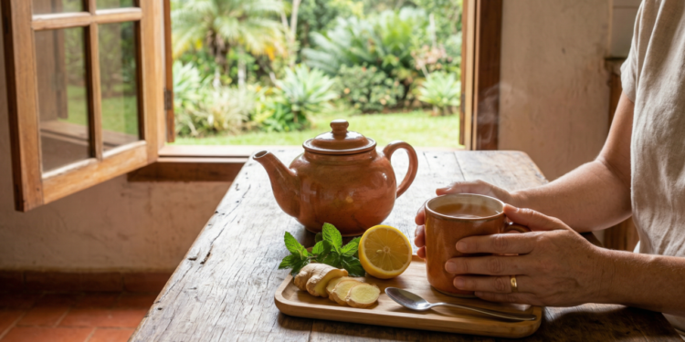 O chá caseiro que ajuda a desinchar o corpo e ainda melhora o funcionamento do intestino