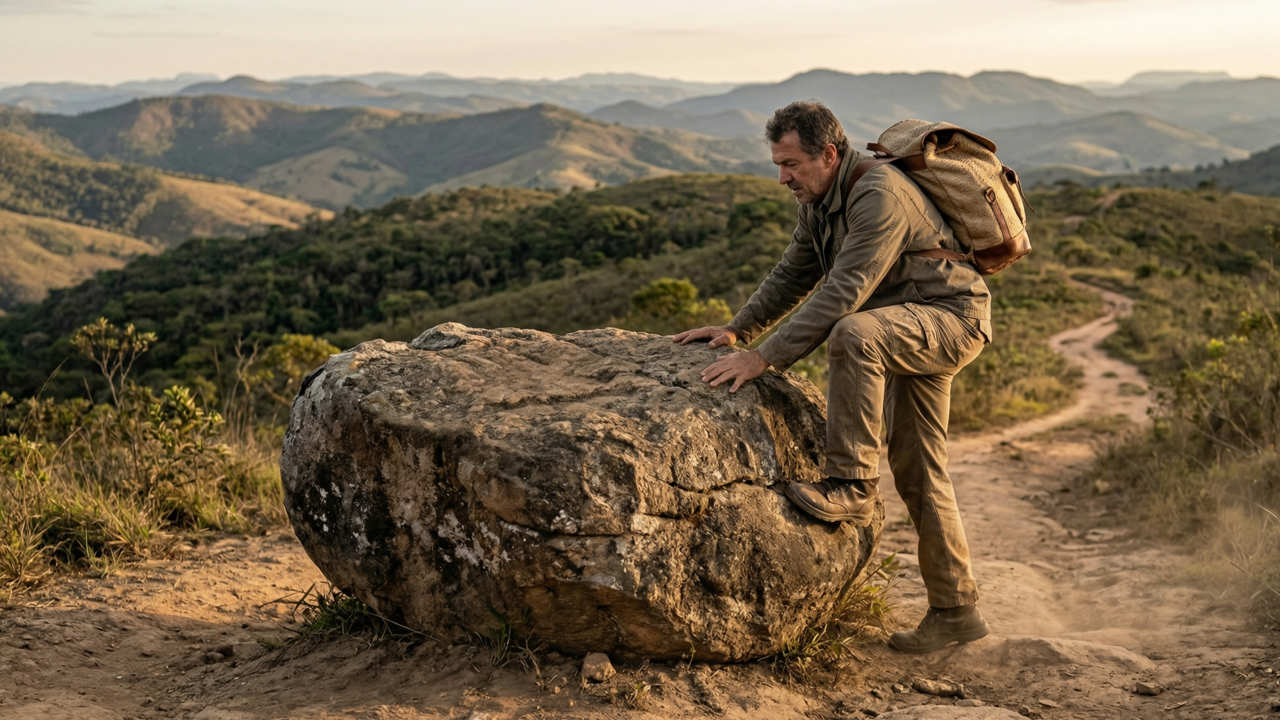 Carlos Drummond de Andrade, poeta: “No meio do caminho tinha uma pedra.”