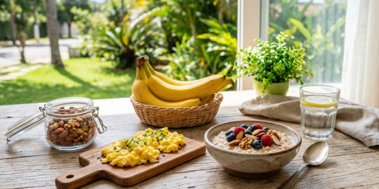 4 Alimentos que ajudam a manter energia e evitar fadiga ao longo do dia