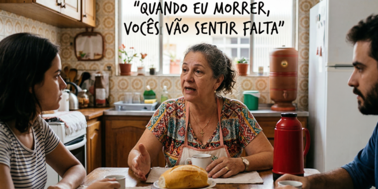 Uma frase comum das mães revela o peso silencioso do cuidado diário familiar