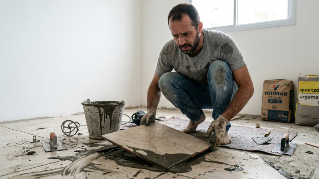 Poucos sabem as principais causas de piso estufado e como corrigir antes que se espalhe