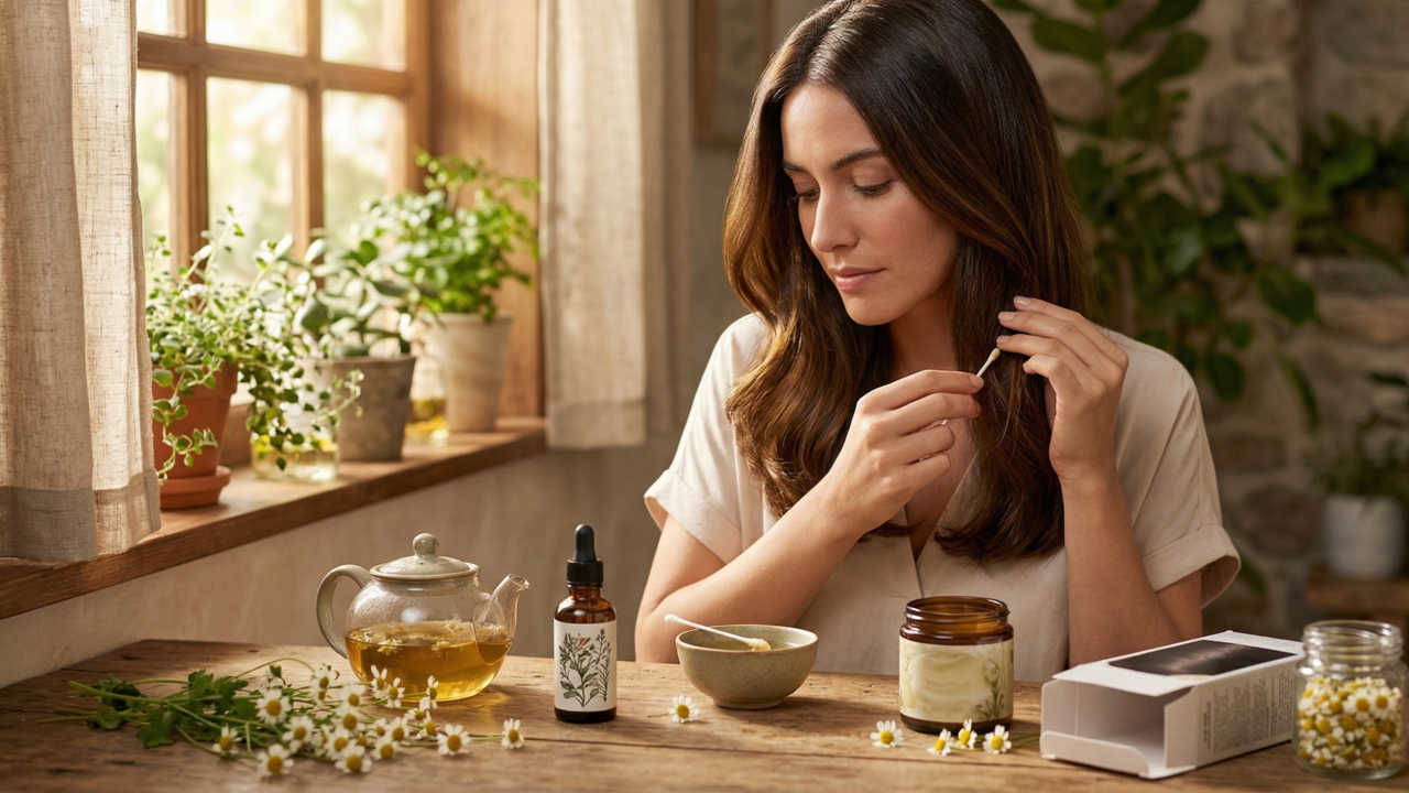 Por que lavar o cabelo com chá de camomila e para que serve