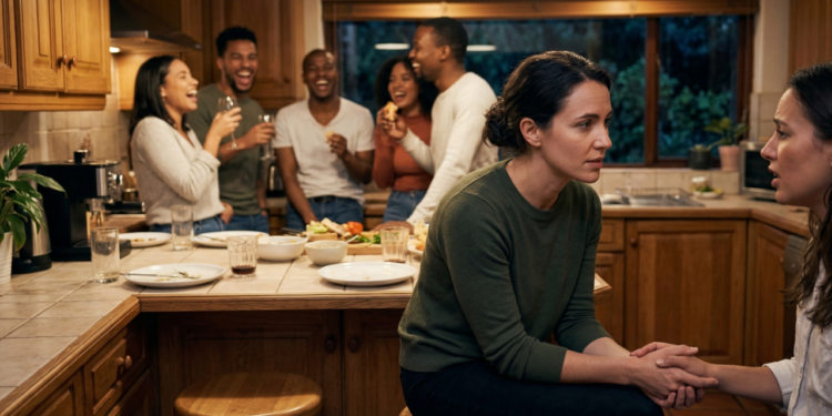 A pessoa que sempre escuta todos no grupo se torna silenciosamente o apoio emocional… e ninguém pergunta como ela está