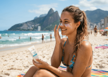 Dermatologistas concordam: “O protetor solar com cor ajuda a proteger e uniformizar a pele, mas a fórmula errada pode obstruir os poros”