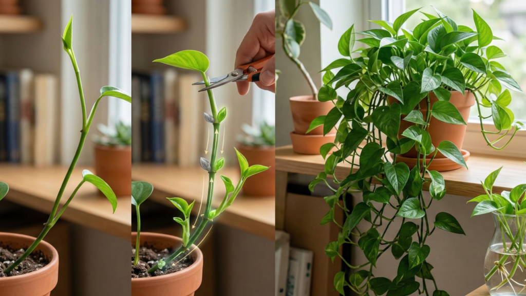 Como fazer sua jiboia ficar cheia e pendente mesmo quando os ramos começam a ficar ralos ou com folhas espaçadas