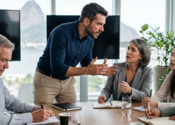 Uma pessoa que interrompe os outros durante uma conversa costuma apresentar três padrões de personalidade, segundo a Psicologia