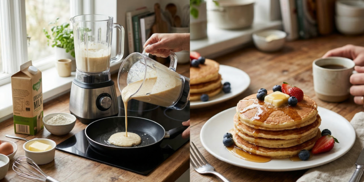 Panqueca de liquidificador fácil e rápida, receita prática que fica pronta em poucos minutos