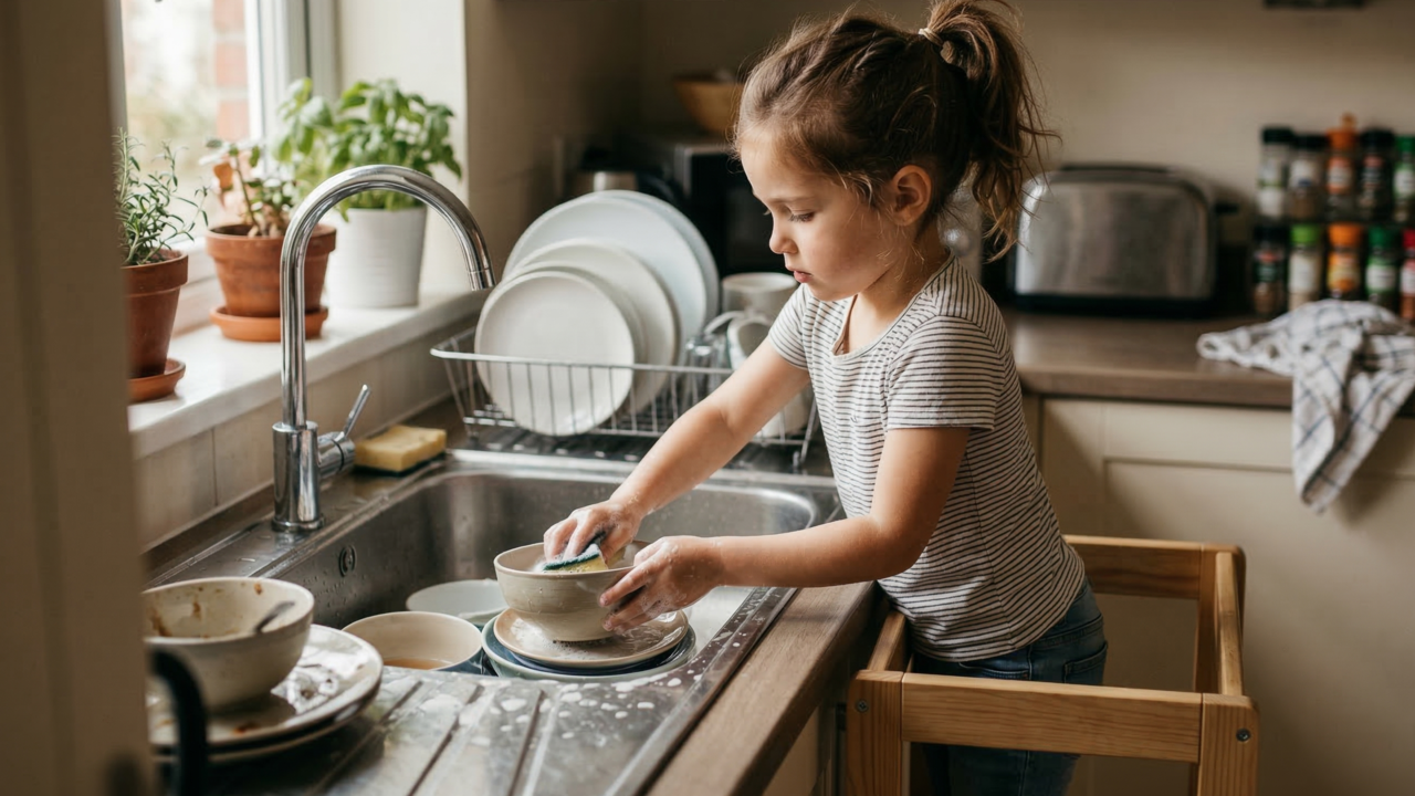 Pesquisas sugerem que crianças que tiveram tarefas domésticas regulares nos anos 1980 estavam treinando algo que psicólogos educacionais hoje chamam de autoeficácia