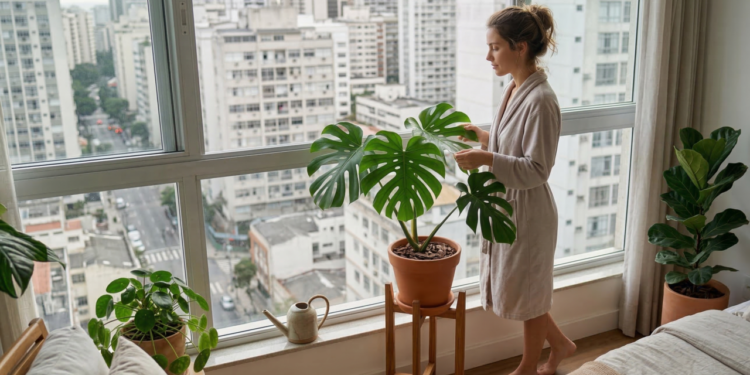 Poucos sabem o que significa dormir com uma planta no quarto