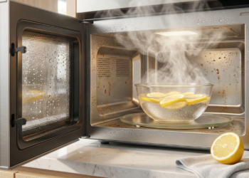 Poucas pessoas sabem por que é melhor limpar o micro-ondas com vapor de limão