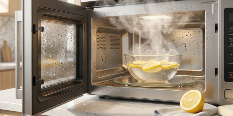 Poucas pessoas sabem por que é melhor limpar o micro-ondas com vapor de limão