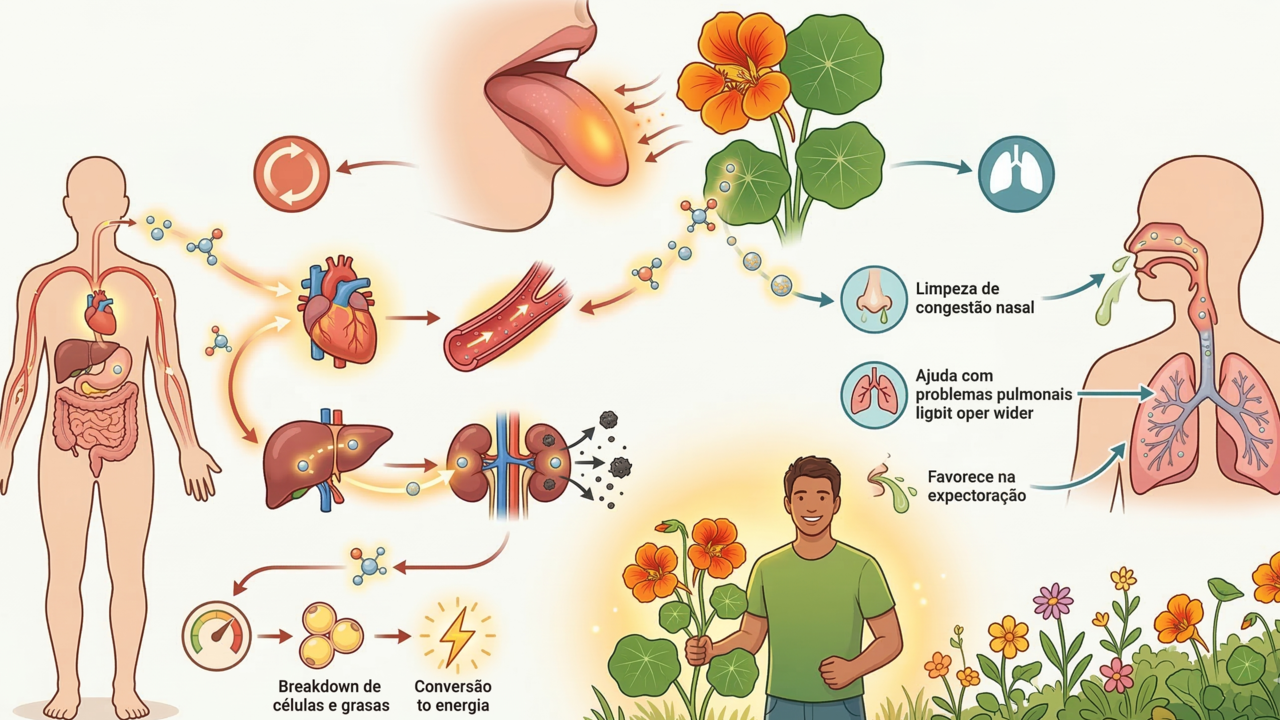 Pouca gente sabe, mas a capuchinha que nasce no jardim é comestível e rica em vitamina C