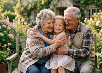 A psicologia diz que os avós mais especiais não são os que fazem tudo pelas crianças, são os que deixam elas ajudarem nas coisas simples