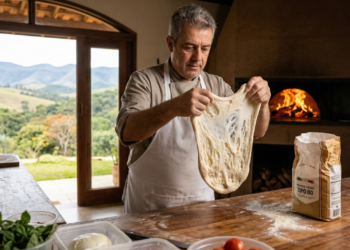 Pizzaiolos italianos concordam, a melhor farinha para pizza leve e aerada é a tipo 00