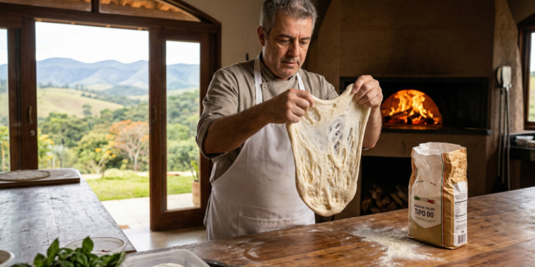 Pizzaiolos italianos concordam, a melhor farinha para pizza leve e aerada é a tipo 00