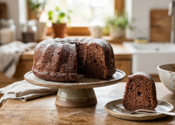 Receita de bolo de chocolate fofinho usando a técnica de incorporação de ar na massa