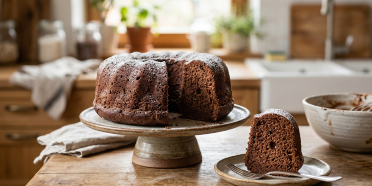 Receita de bolo de chocolate fofinho usando a técnica de incorporação de ar na massa