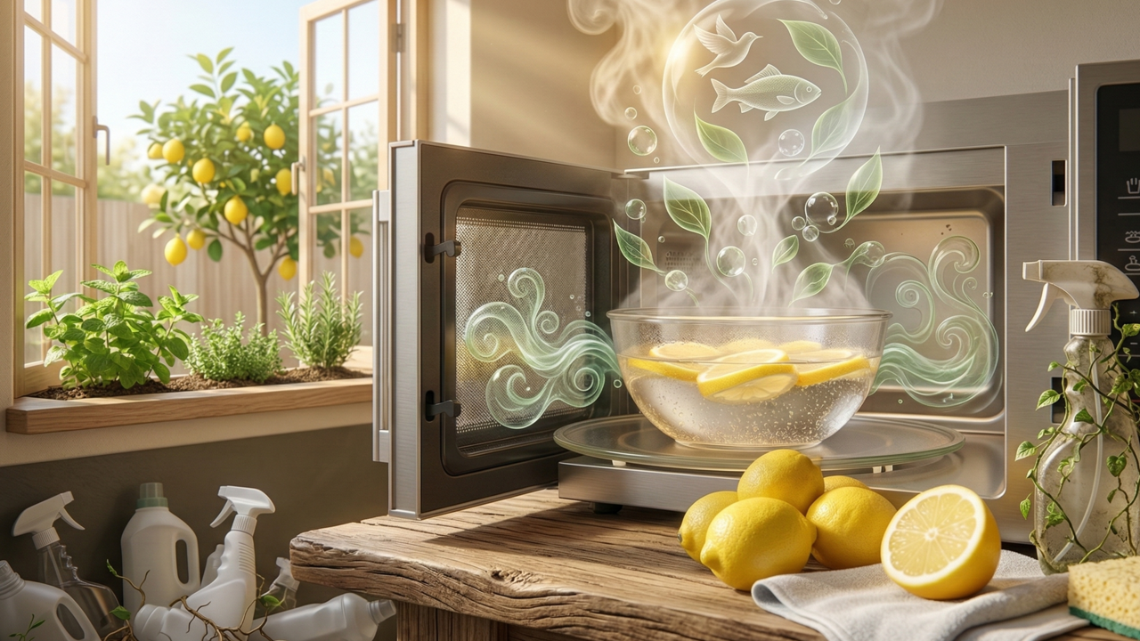 Poucas pessoas sabem por que é melhor limpar o micro-ondas com vapor de limão
