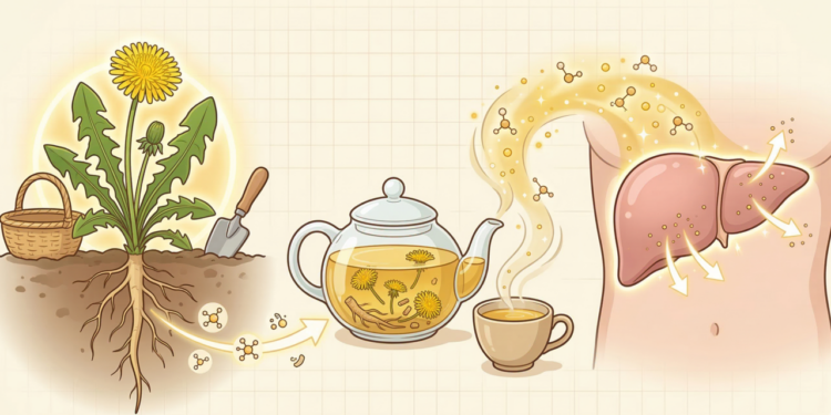 Pouca gente sabe, mas o dente-de-leão que cresce no jardim ajuda o fígado e é usado em chás naturais