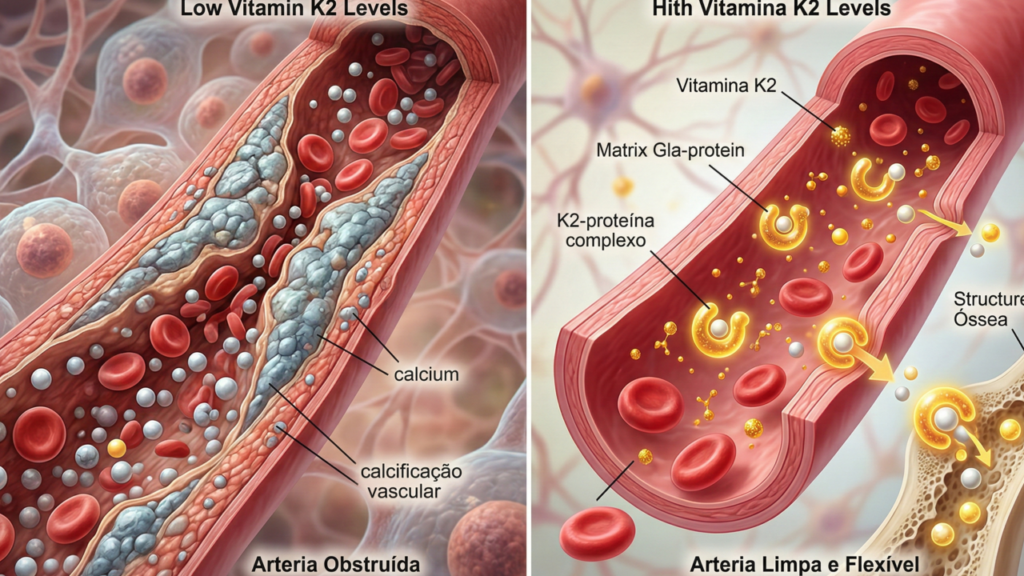 Os benefícios da vitamina K2 que previne o infarto e controle do cálcio