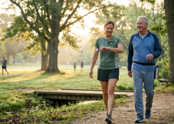 O melhor horário para caminhar todos os dias para melhorar o controle da glicose