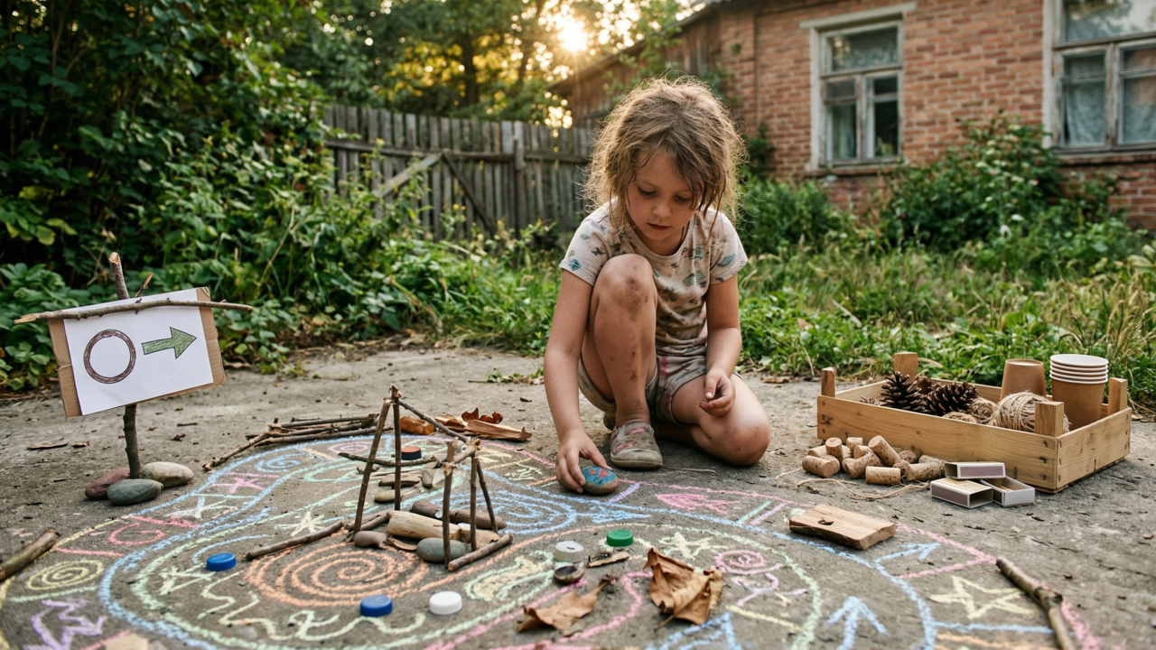 Houve uma época em que crianças passavam horas sem telas e criavam seus próprios jogos, algo que hoje a psicologia do vê como essencial para a criatividade