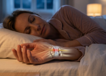 O que é síndrome do túnel do carpo e por que ela pode causar formigamento nas mãos durante a noite