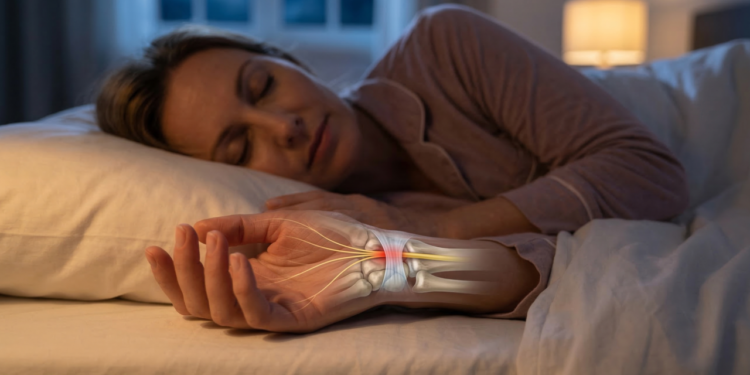 O que é síndrome do túnel do carpo e por que ela pode causar formigamento nas mãos durante a noite