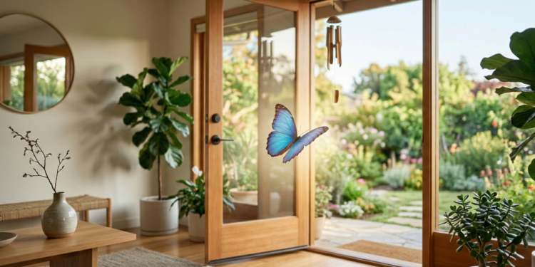 O que significa quando uma borboleta entra em sua casa, de acordo com o Feng Shui