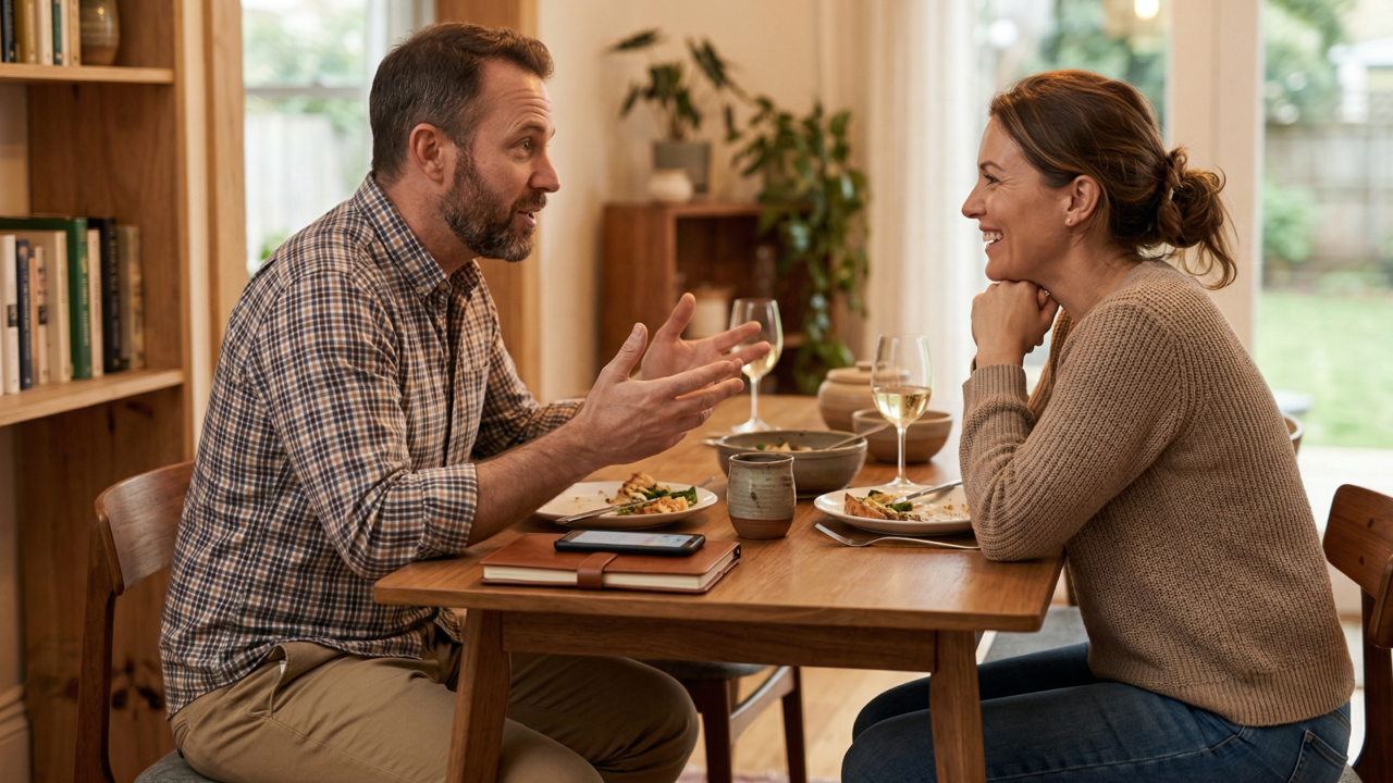 Ninguém te diz que o início do fim de um relacionamento não é a briga feia. É o dia em que vocês param de contar como foi o trabalho