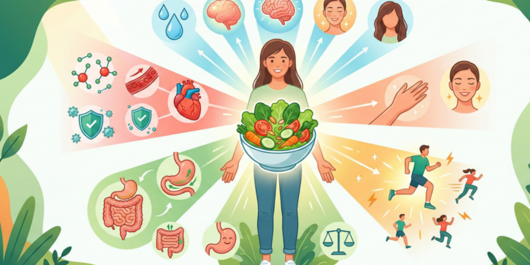 Como o seu corpo reage quando você come salada todos os dias