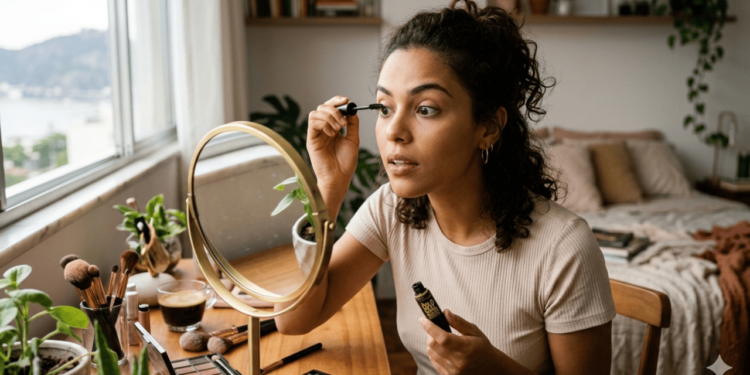 A máscara de cílios nacional que realmente segura firme ao longo do dia costuma ter três pilares