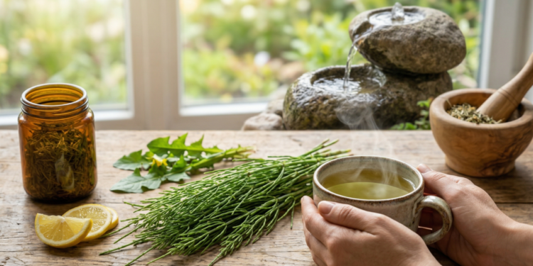 A erva que ajuda a limpar o organismo e também combate a retenção de líquidos de forma natural