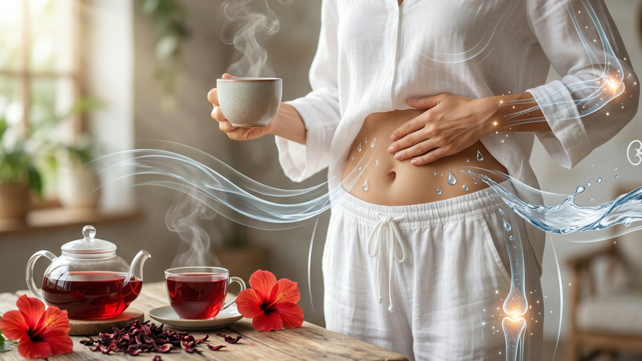 O chá que reduz o inchaço abdominal e também ajuda a eliminar toxinas naturalmente