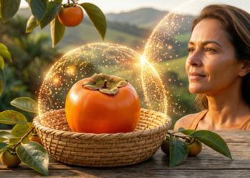 Caqui e seus antioxidantes naturais contra inflamações e desgaste precoce