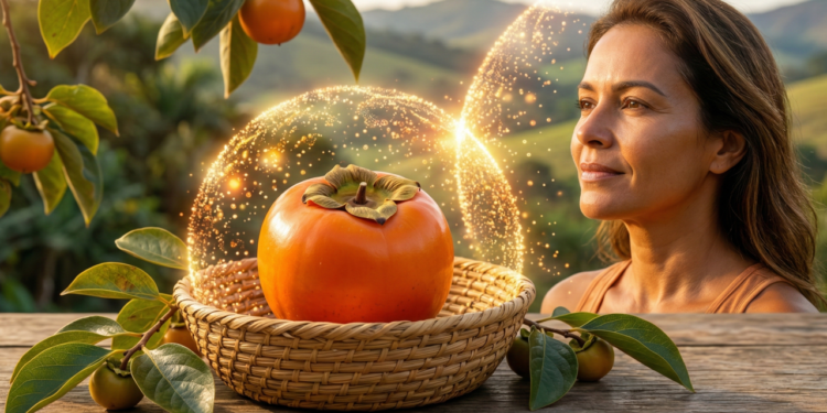 Caqui e seus antioxidantes naturais contra inflamações e desgaste precoce