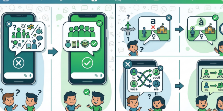Os 3 erros comuns de português que aparecem em mensagens de WhatsApp sem que as pessoas percebam