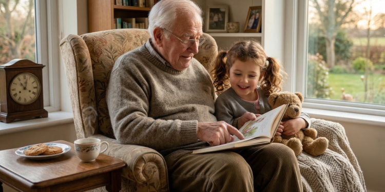 A psicologia diz que os avós preferidos não são os que levam para passear sempre, são os que criam pequenos rituais que a criança espera