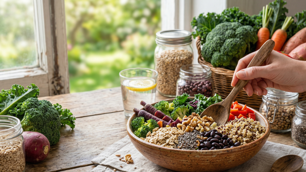 Nutricionista explica: “A saúde intestinal não começa com probióticos, começa com fibras na alimentação diária”