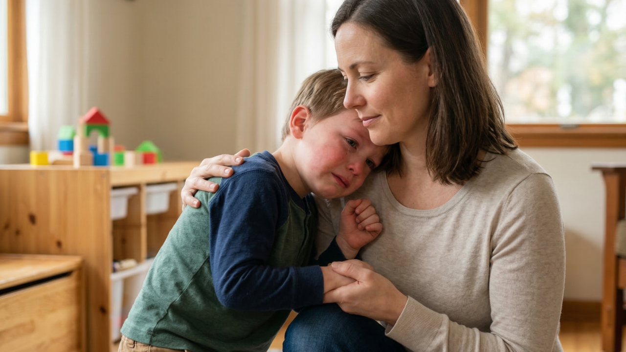 A frase de 4 palavras que ajuda a criança a se acalmar durante uma birra, segundo a neuropsicologia infantil